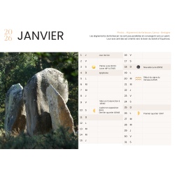 Calendrier mégalithique 2026