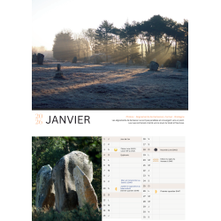 Calendrier mégalithique 2026