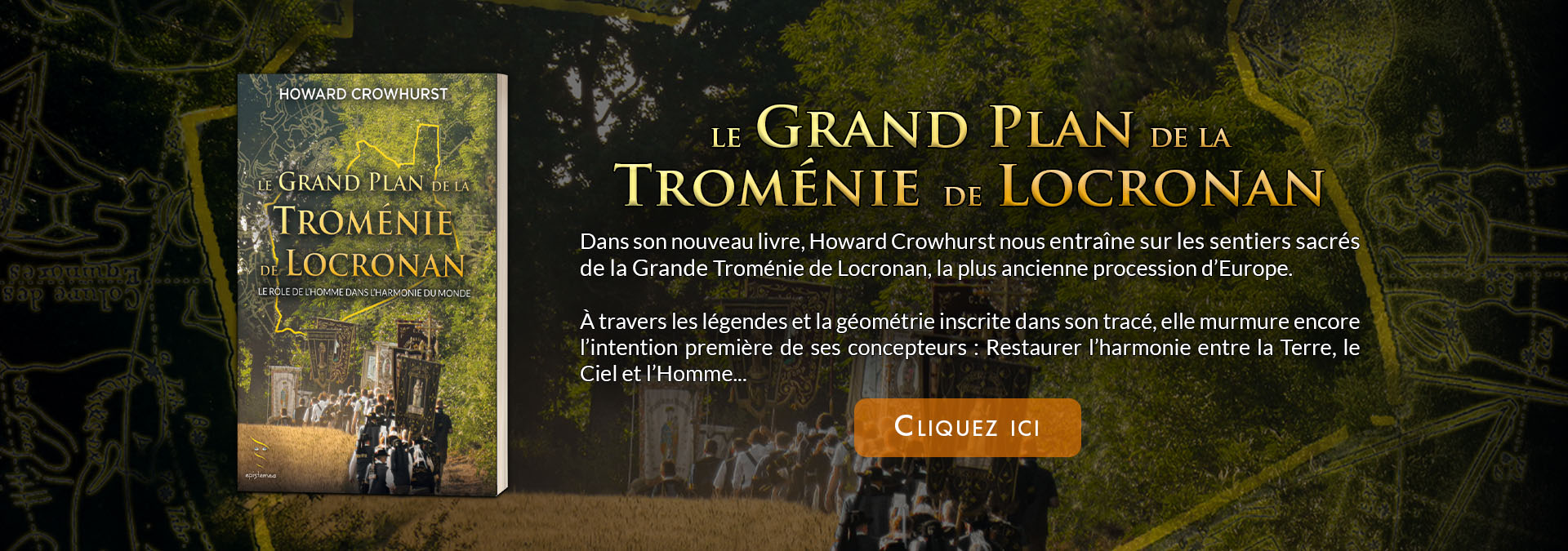 Livre Grand Plan de la Troménie de Locronan Howard Crowhurst