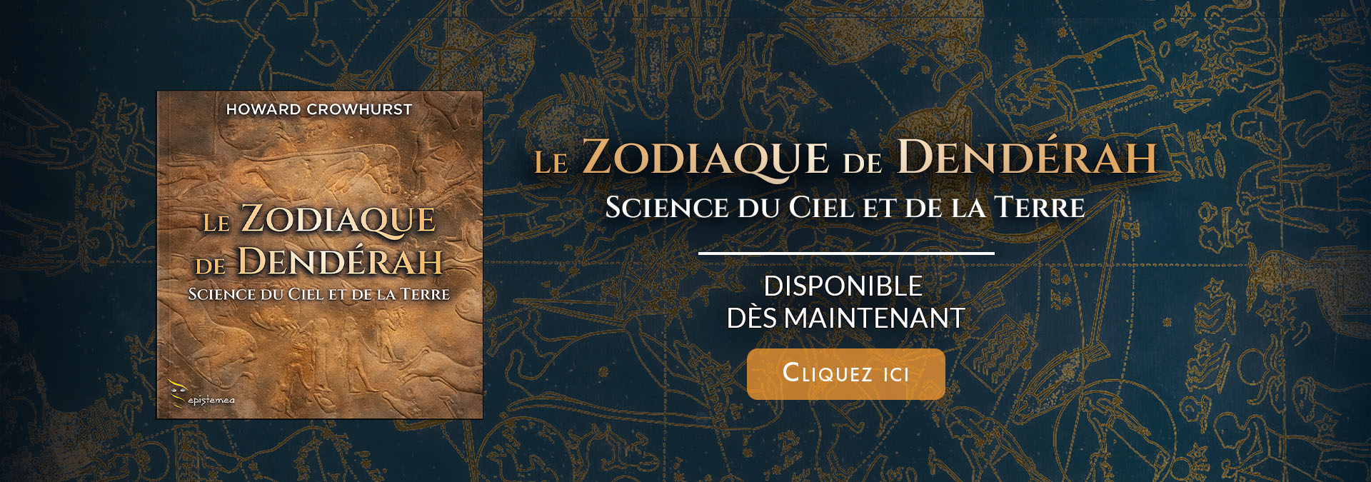 Livre Zodiaque de Denderah Howard Crowhurst